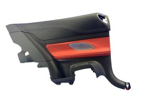 2017-2023 Mercedes-Benz E500 Black Coupe Door Interior Trim Panel - Rear, Left (Driver) (Used OEM)