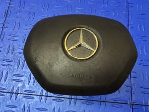 2012-2013 Mercedes-Benz C300 Brown Steering Wheel Air Bag - Left (Driver) (Used OEM)