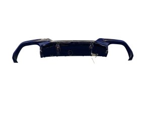 2020-2025 BMW M8 Black Lower Bumper Diffuser Trim Moulding - Rear (Used OEM)