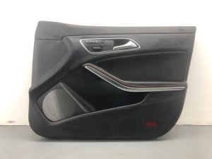 2014-2019 Mercedes-Benz CLA35 AMG Black Door Interior Trim Panel - Front, Right (Passenger) (Used OEM)