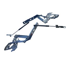 2020-2025 Audi S8 Hood Hinge with Support Shock Set - Front, Right (Passenger) (Used OEM)
