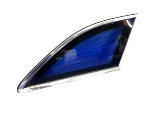 2017-2026 Mercedes-Benz E500 Black Wagon Quarter Glass with Black Moulding - Rear, Right (Passenger) (Used OEM)