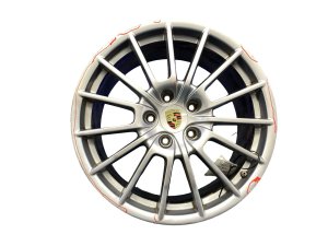 2010-2016 Porsche Panamera 20x9.5 15-Spoke Magnesium Finish Alloy Wheel (Used OEM)
