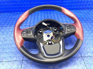 2022-2024 BMW M2 Red Leather Steering Wheel with Paddle Shifters (Used OEM)