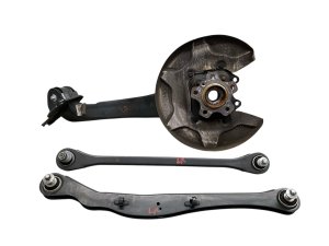 2023-2025 Mini Countryman Upper and Lower Control Arm Set with Spindle Knuckle and Wheel Hub - Rear, Left (Driver) (Used OEM)