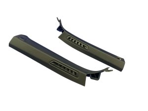 2020-2024 BMW M8 Black Interior A-Pillar Trim Cover Panel Set with Vents - Front (Used OEM)
