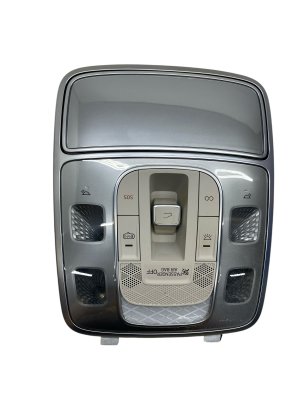 2021-2024 Genesis GV80 Overhead Roof Console with Dome Light and Sunroof Switch - Front (Used OEM)