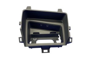 2022-2024 Audi A3 Black Center Console Storage Tray with Wireless Charger and USB-C Port - Front (Used OEM)