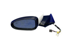 2021-2024 Jaguar F-Type Fuji White Power Heated Auto-Dimming Blind Spot Door/Side View Mirror - Front, Left (Driver) (Used OEM)