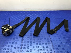 2014-2019 BMW i8 Black Seat Belt Assembly - Front (Used OEM)