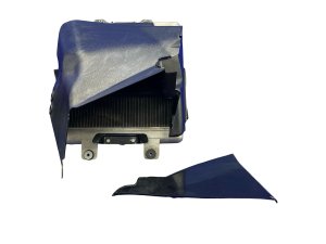 2004-2008 Lamborghini Gallardo Radiator AC Condenser and Cooling Fan Assembly - Front (Used OEM)