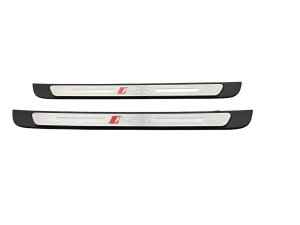 2022-2025 Audi S3 Black Illuminated Door Sill Trim Plate Set - Front (Used OEM)