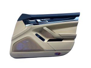 2010-2016 Porsche Panamera Black Door Interior Trim Panel - Front, Right (Passenger) (Used OEM)