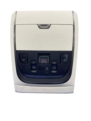 2018-2021 Lexus LS500 Beige Overhead Roof Console with Dome and Map Light - Front (Used OEM)