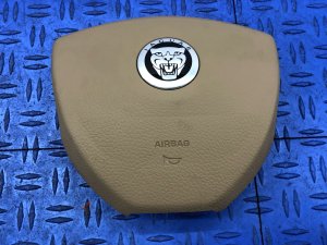 2014-2015 Jaguar XK Beige Steering Wheel Air Bag - Front (Used OEM)