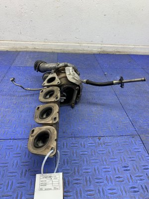 2012-2016 Mercedes-Benz E250 Black Turbocharger Assembly with Exhaust Manifold - Left (Driver) (Used OEM)
