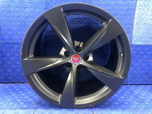 2018-2024 Jaguar F-Type Black 20x10.5 5-Spoke Dark Gray Alloy Wheel (Used OEM)