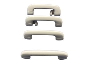 2022-2025 Genesis GV70 Beige Interior Roof Grab Handle Set - Front (Used OEM)