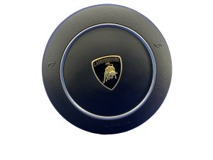 2004-2014 Lamborghini Gallardo Black Steering Wheel Air Bag (Used OEM)