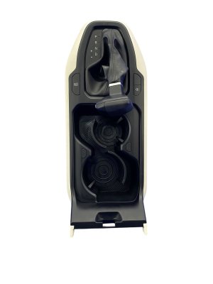2025 Kia K4 Black Center Console Gear Shift Trim Cover Panel with Shifter Knob - Front (Used OEM)