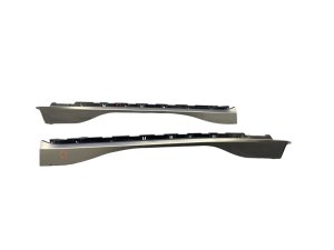 2014-2020 BMW i8 Black Rocker Panel Mounting Trim Bracket Set (Used OEM)