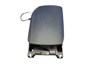 2014-2020 BMW i8 Gray Center Console Storage Compartment Armrest Lid - Front (Used OEM)