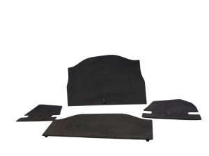 2018-2024 Lexus LS500 Black Trunk and Cargo Floor Carpet Mat Set - Rear (Used OEM)