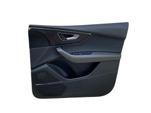 2019-2025 Audi Q8 Black Door Interior Trim Panel - Front, Right (Passenger) (Used OEM)