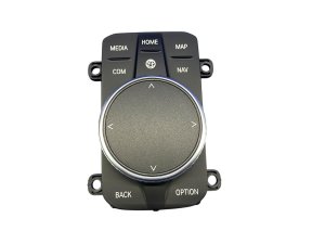2021-2024 BMW M4 Black Center Console Media Knob Controller Panel - Front (Used OEM)