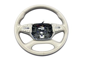 2020-2022 Genesis G90 Beige Leather Steering Wheel - Front (Used OEM)