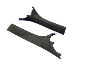 2021-2024 Jaguar F-Type Black A-Pillar Trim Cover Panel Set - Front (Used OEM)