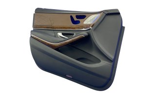 2014-2020 Mercedes-Benz S320 Brown Door Interior Trim Panel with Premium Audio - Front, Left (Driver) (Used OEM)