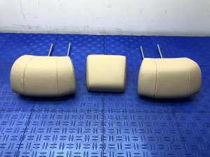 2014-2017 Mercedes-Benz S320 Beige Bench Seat Headrest Set - Rear, Left (Driver) (Used OEM)