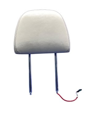 2018-2023 BMW M550i xDrive Beige Seat Leatherette Headrest - Front, Left (Driver) (Used OEM)