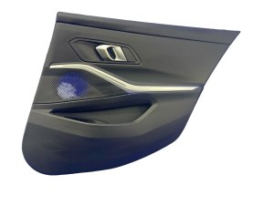 2023-2024 BMW M3 Black Door Interior Trim Panel - Rear, Right (Passenger) (Used OEM)