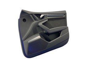 2022-2024 Audi A3 Black Door Interior Trim Panel - Front, Right (Passenger) (Used OEM)
