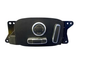 2019-2023 Jaguar I-Pace Black Seat Adjustment Control Switch Panel - Front (Used OEM)
