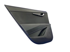 2023-2026 Kia Niro Charcoal (Black) Door Interior Trim Panel - Rear, Left (Driver) (Used OEM)