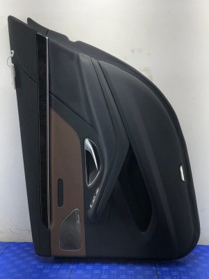 2014-2017 Mercedes-Benz S320 Brown Door Interior Trim Panel with Premium Audio - Rear, Right (Passenger) (Used OEM)