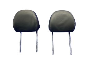 2008-2015 Audi R8 Black Seat Leather Headrest - Front, Left (Driver) (Used OEM)