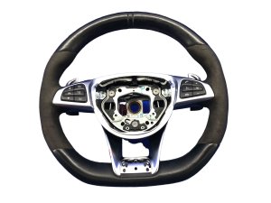 2015-2018 Mercedes-Benz C280 Flat Bottom Sport Steering Wheel - Front (Used OEM)