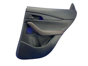 2020-2025 Mazda CX-30 Black Door Interior Trim Panel with Bose Audio - Rear, Right (Passenger) (Used OEM)