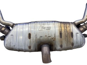 2017-2020 Audi RS3 Exhaust Muffler and Tail Pipe Assembly (Used OEM)