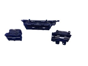 2020-2025 Ford Police Interceptor Utility Black Center and HVAC Air Vent Set with Trim - Front (Used OEM)
