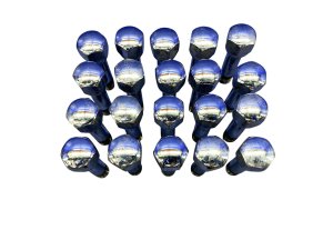 2008-2017 Ferrari California Silver Wheel Lug Nut Set (Used OEM)
