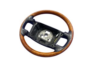 2006-2012 Bentley Flying Spur 4-Spoke Woodgrain Steering Wheel - Front (Used OEM)