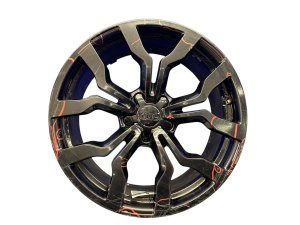 2010-2015 Audi R8 Black 19x8.5 10-Spoke Painted Alloy Wheel - Front (Used OEM)