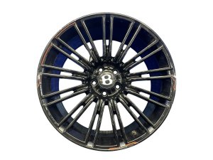 2004-2010 Bentley Continental Black 20x9.5 Multi-Spoke Alloy Wheel (Used OEM)