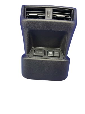2019-2022 Lexus ES300h Black Center Console Trim Cover Panel with AC Vent - Rear (Used OEM)