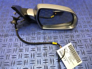 2010-2016 Audi A4 Black Power Memory Auto Dim Lane Departure Door/Side View Mirror - Front, Right (Passenger) (Used OEM)